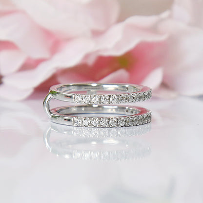 Diamond Band Ring Enhanncer & Wedding Ring Jacket-Ring Wrap Enhance-AJUKEnterprise