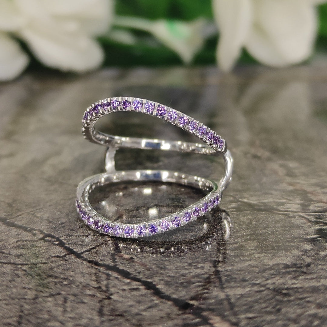 Amethyst Aggie Ring Enhancer Purple Ring Guard Enhance