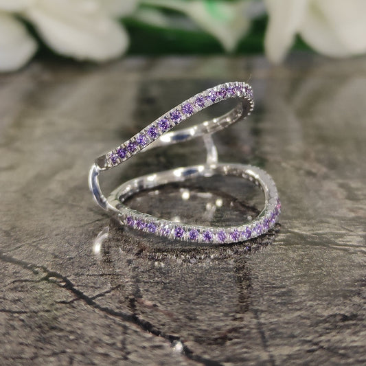 Amethyst Aggie Ring Enhancer Purple Ring Guard Enhance